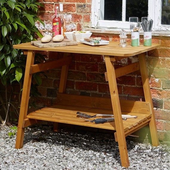 Tom Chambers Barbeque Prep Station and Garden Table (GP106)