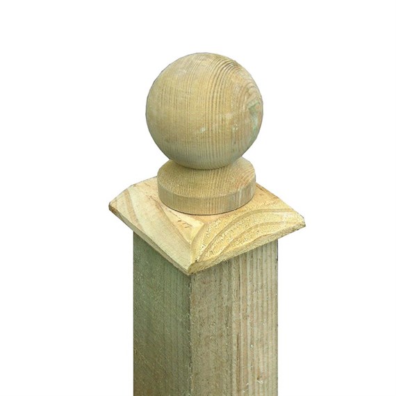 Zest 4 Leisure Ball Finial 90mm x 65mm x 65mm (00310)