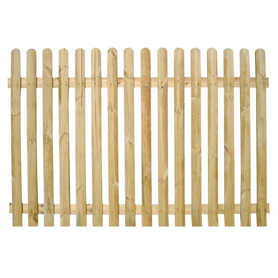 Zest 4 Leisure Rounded Top Picket Pale Fencing 1.83m x 0.60m Zest (00566)