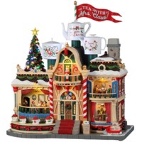 Lemax Tea With Mrs. Claus Sights & Sound Christmas Building (35018-UK)