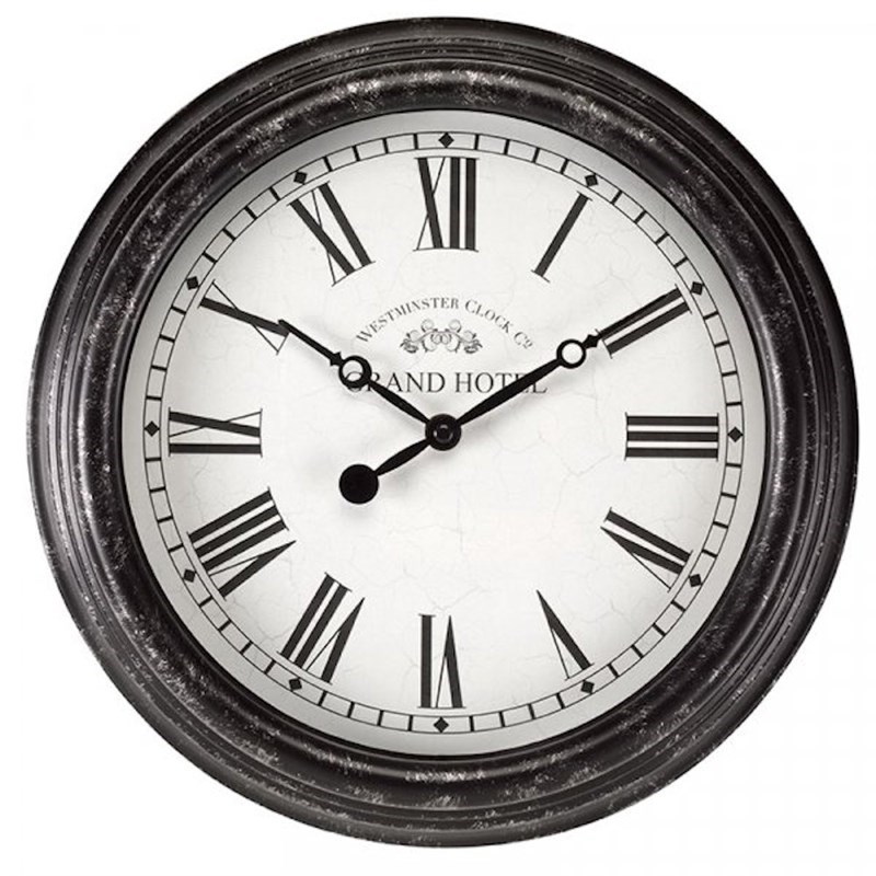 Smart Garden Biarritz Clock - 12 Inches - Black (5160033)